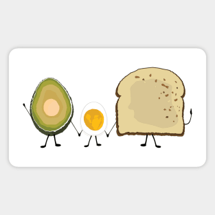 Unite: Avocado, Egg and Toast Edition Magnet